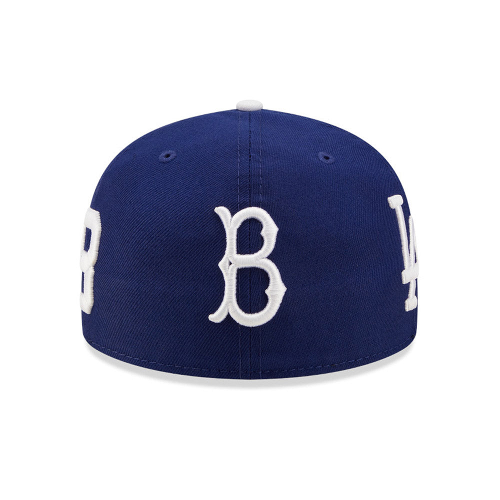 LA Dodgers All Over Logo Low Profile Blue Cap