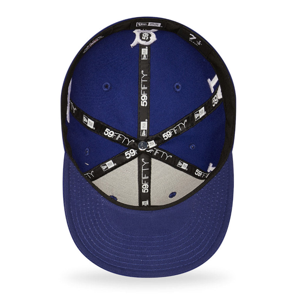LA Dodgers All Over Logo Low Profile Blue Cap