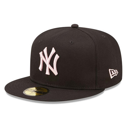 New York Yankees Essential Black Pink Cap