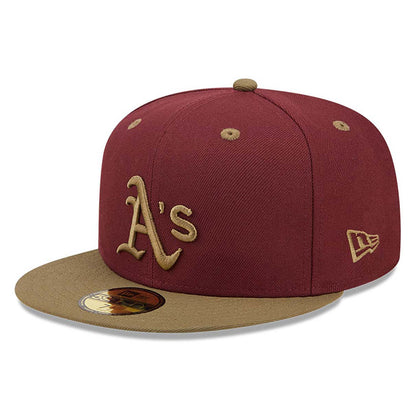 Oakland Athletics World Series 1989 Side Patch Trail Mix Burgundy Cap