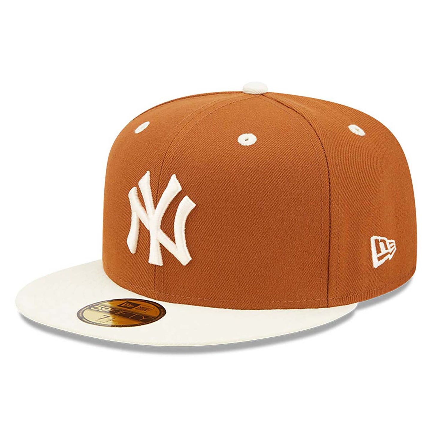 New York Yankees World Series 1998 Side Patch Trail Mix Light Brown Cap