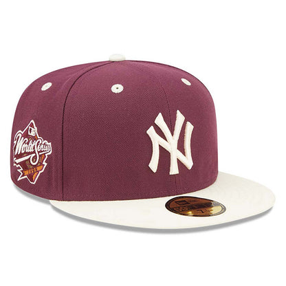 New York Yankees World Series 1998 Side Patch Trail Mix Plum Cap