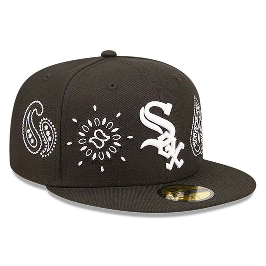 Chicago White Sox Paisley Black Cap