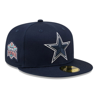 Dallas Cowboys Super Bowl XXVII Side Patch Navy Cap