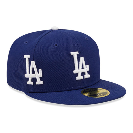 LA Dodgers All Over Logo Low Profile Blue Cap