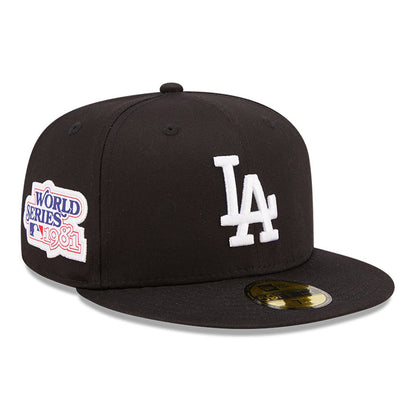 LA Dodgers World Series 1981 Side Patch Black Cap