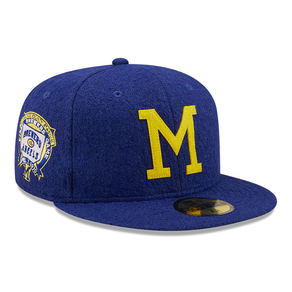 Milwaukee Brewers Wool Blue Cap