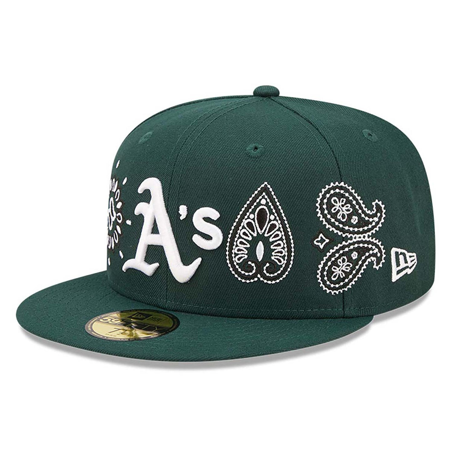 Oakland Athletics Paisley Dark Green Cap