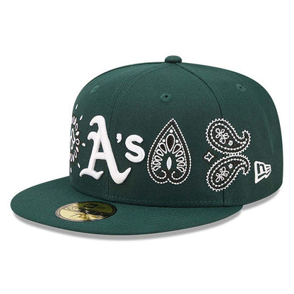 Oakland Athletics Paisley Dark Green Cap