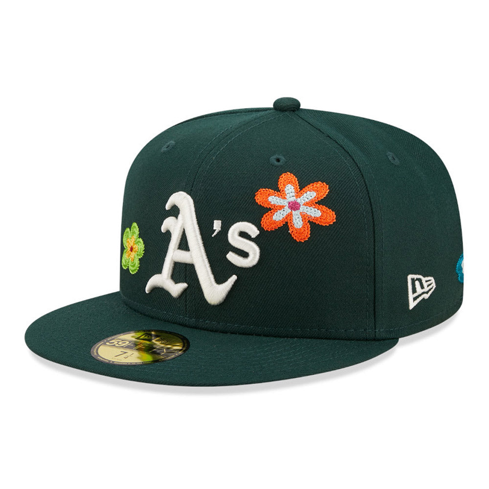 Oakland Athletics Flower Patch Dark Green Cap