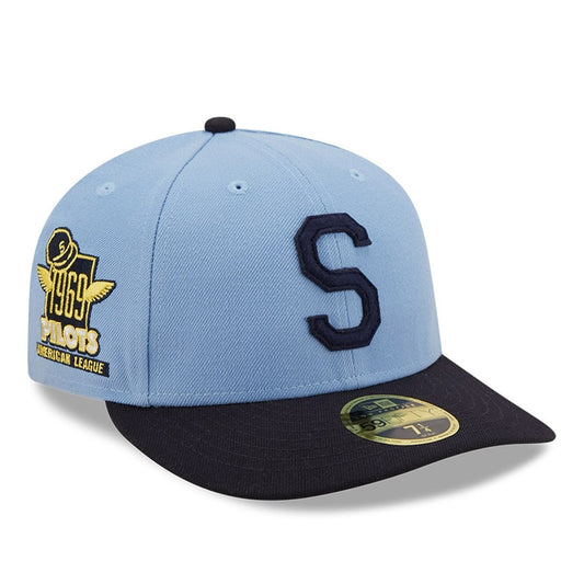 Seattle Pilots Cooperstown Low Profile Baby Blue Cap