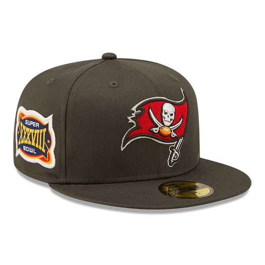 Tampa Bay Buccaneers Super Bowl XXXVIII Side Patch Dark Grey Cap